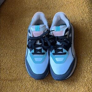 PUMA Mirage Sport Pastel Puma White/Ebony 8.5